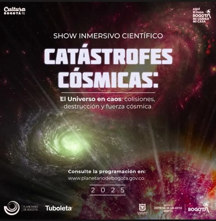 Show inmersivo científico: Catástrofes cósmicas