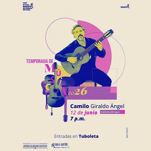 " Temporada de música: Caminos del agua Camilo Giraldo"