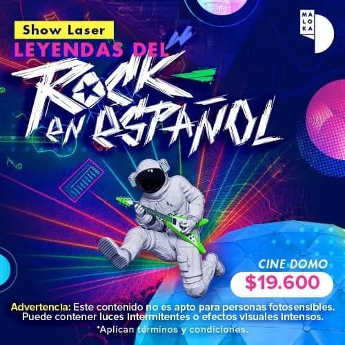 SHOW LASER LEYENDAS DEL ROCK