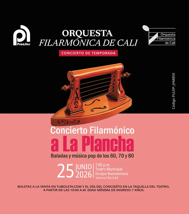 CONCIERTO DE TEMPORADA: CONCIERTO FILARMÓNICO A LA PLANCHA