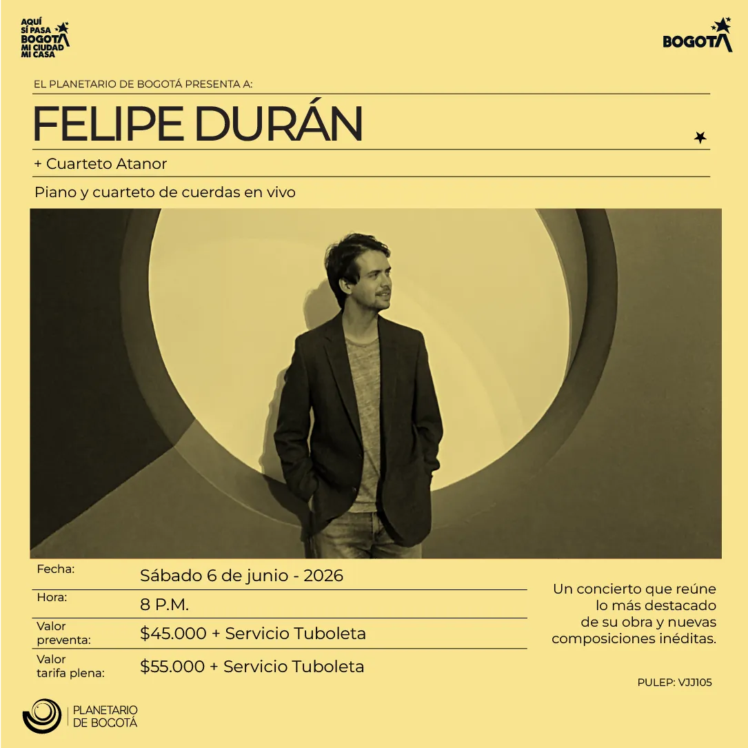 Felipe Durán en vivo + Cuarteto Atanor