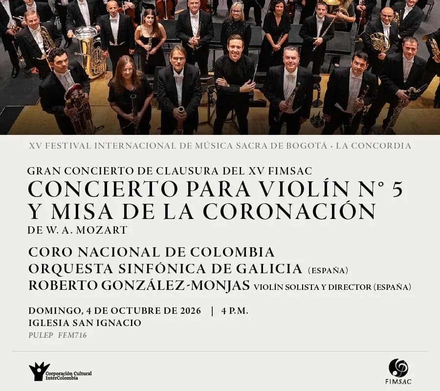 Concierto de Clausura: Concierto para violín N° 5