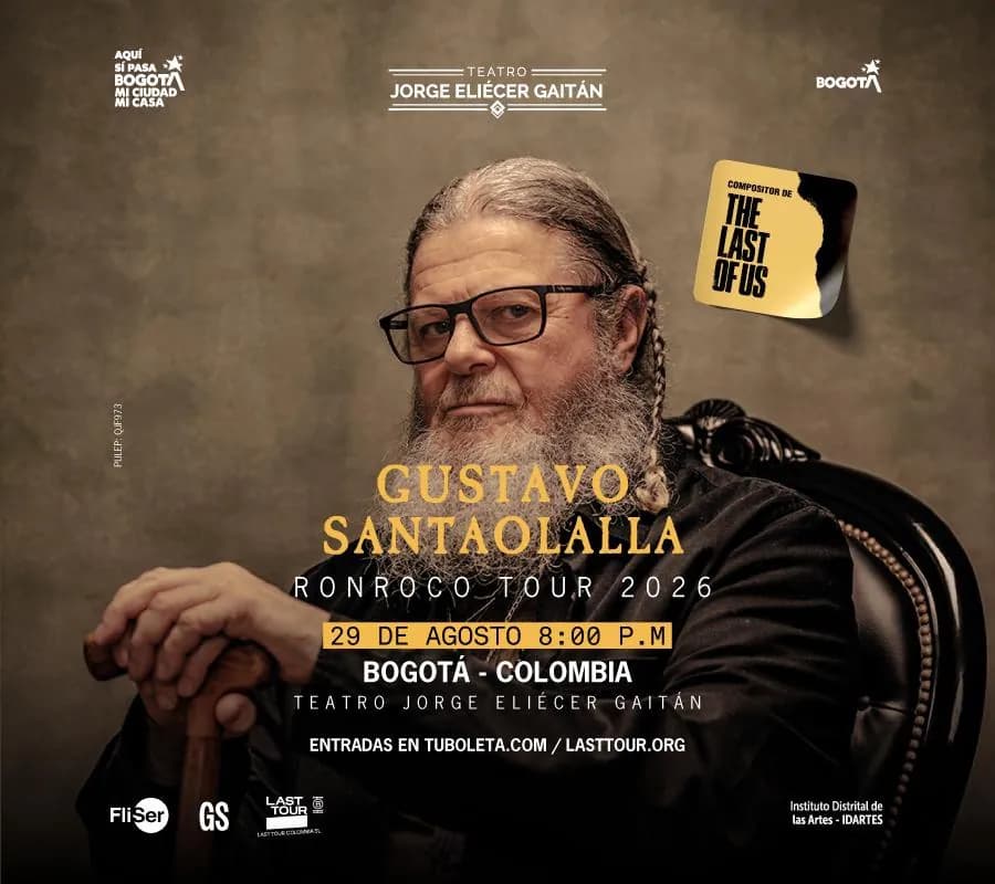 GUSTAVO SANTAOLALLA RONROCO TOUR - BOGOTÁ