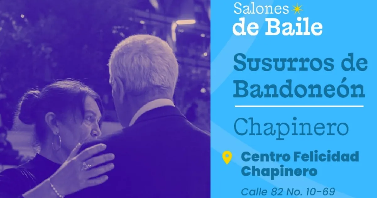 Disfruta una jornada de baile al son de bandoneón en el CEFE Chapinero en Bogotá ¡Asiste gratis este viernes 5 de junio!