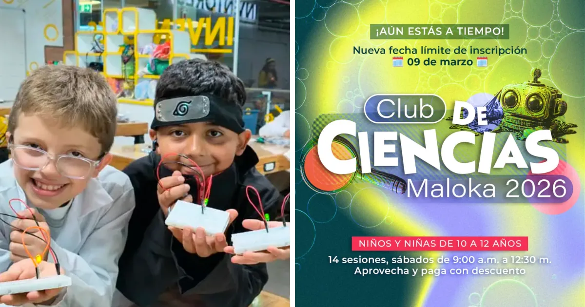 ¡Atención! Maloka amplía inscripciones a talleres del Club de Ciencias 2026 hasta el 9 de marzo