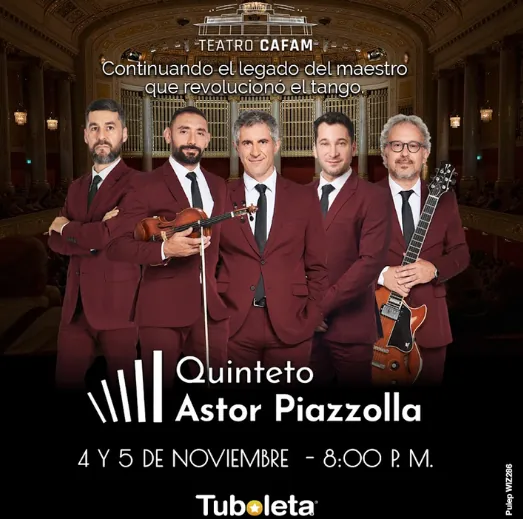 QUINTETO DE ASTOR PIAZZOLLA - BOGOTÁ