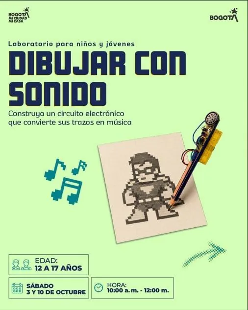 Laboratorio Dibujar con sonido : Construya un circuito
