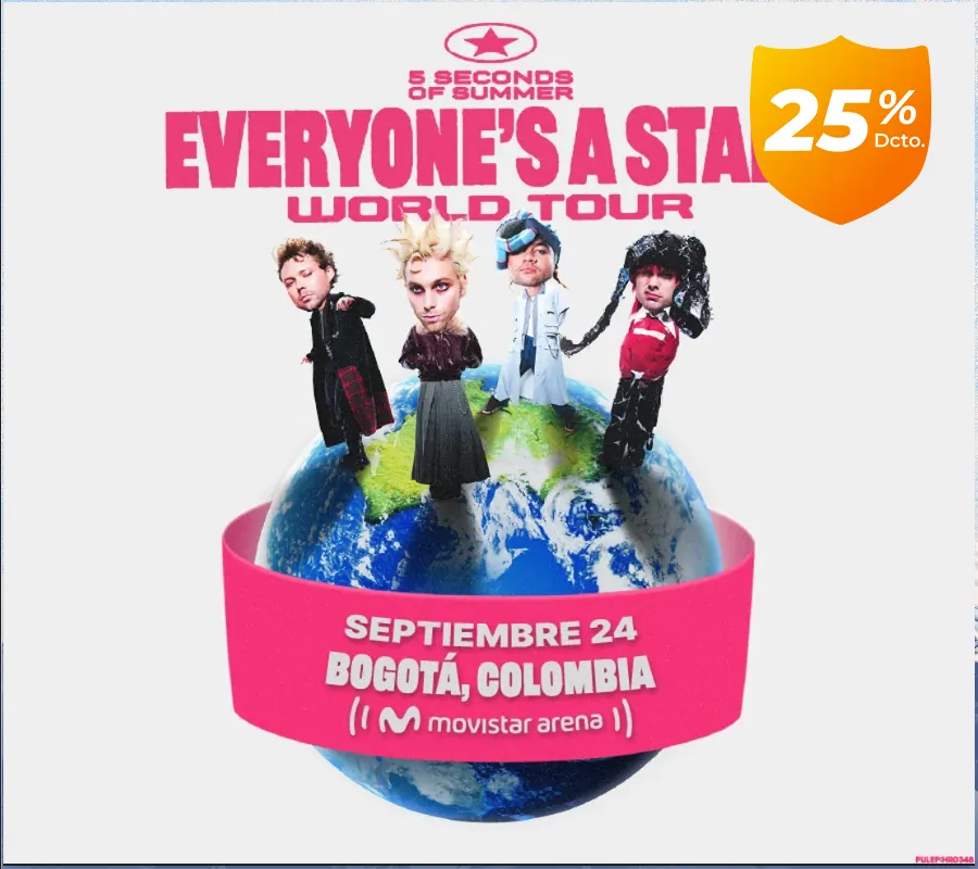 5 SECONDS OF SUMMER | EVERYONE´S A STAR! WORLD TOUR