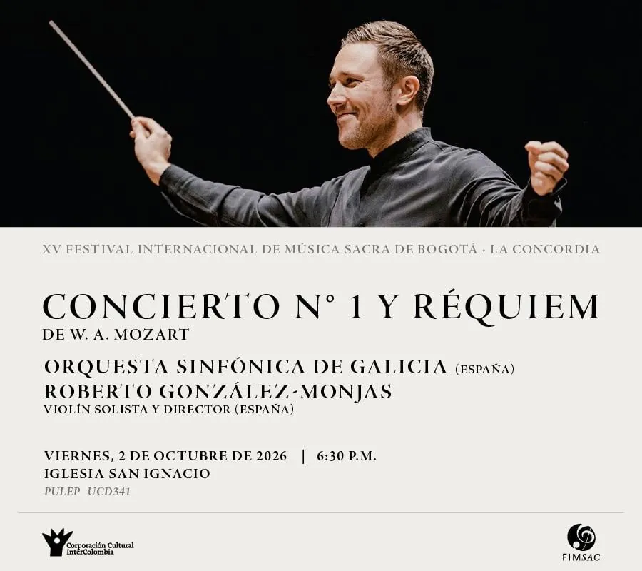 Concierto N° 1 y Réquiem de W.A. Mozart.