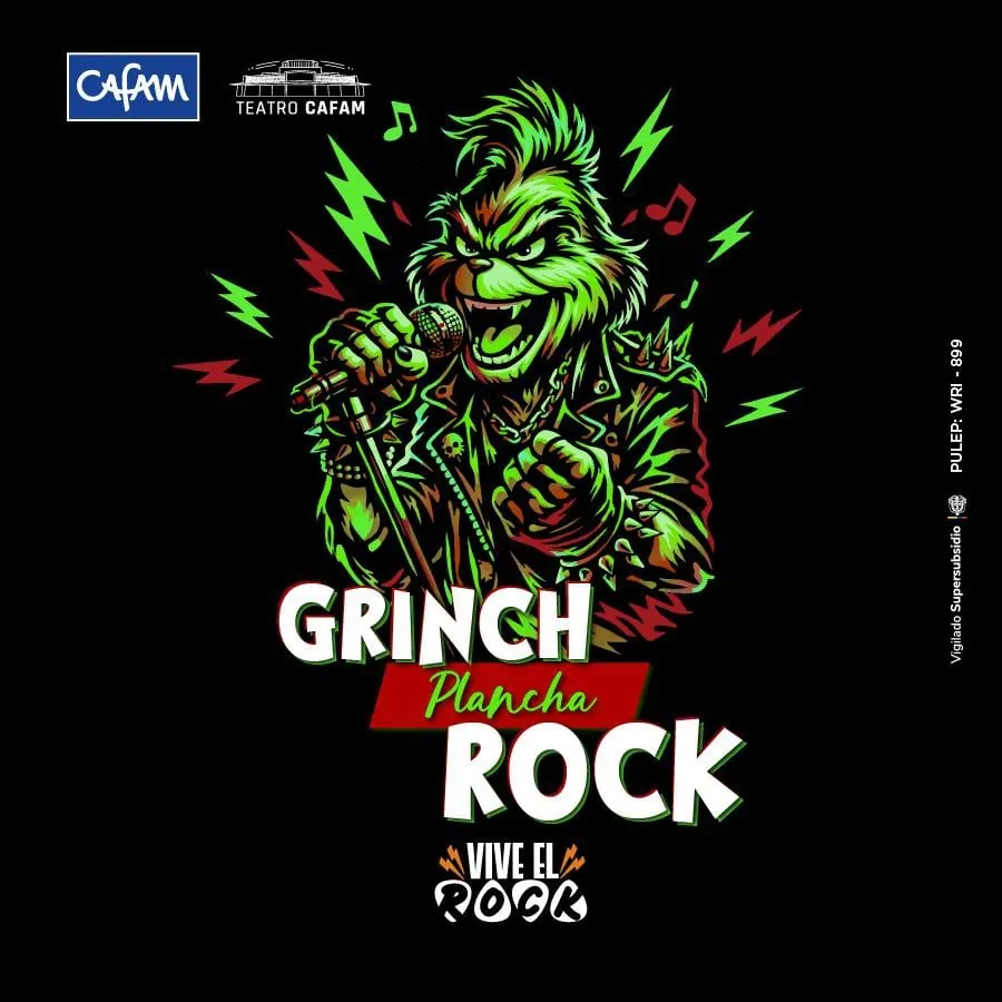 CONCIERTO GRINCH PLANCHA ROCK