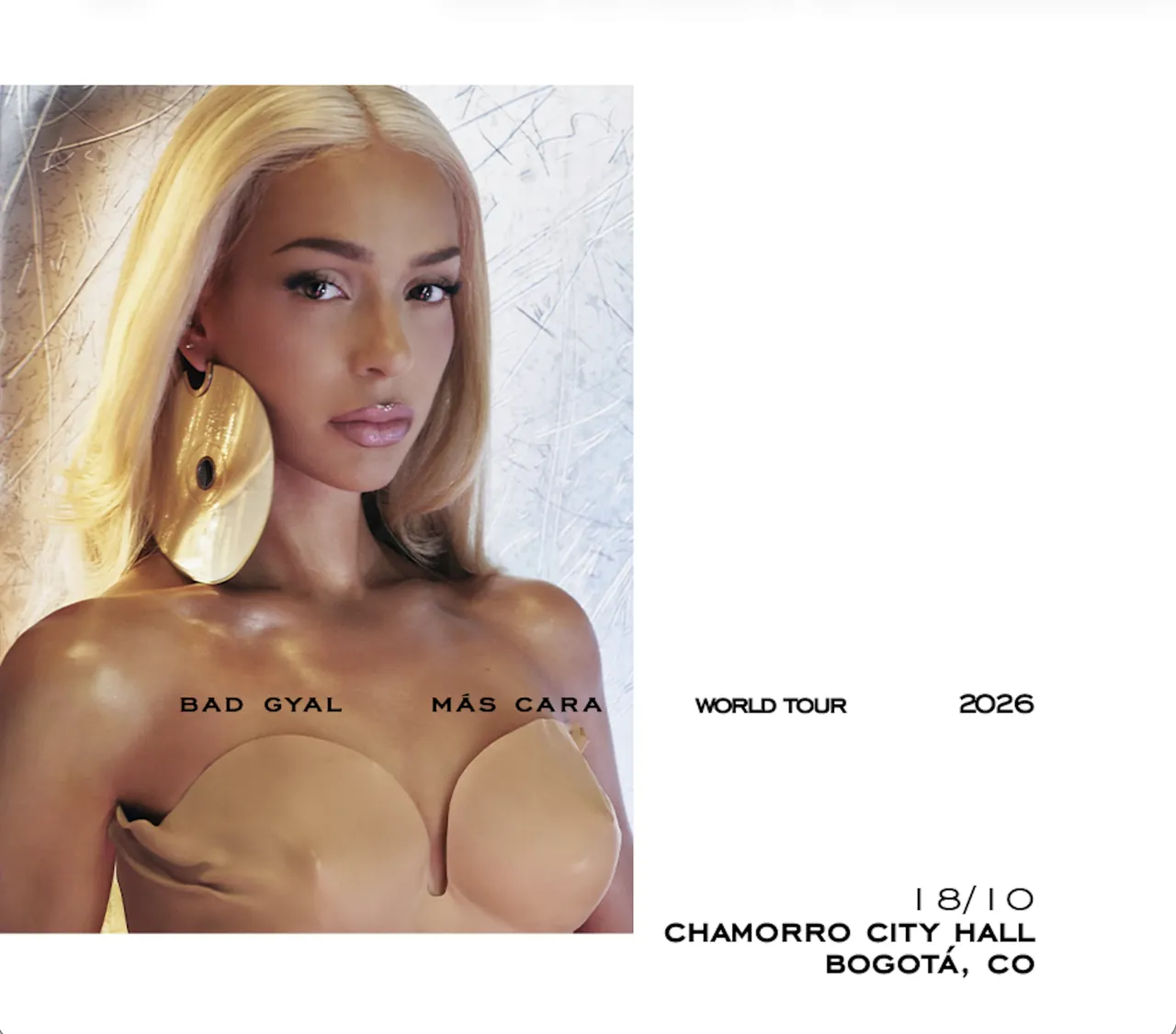 BAD GYAL | MÁS CARA WORLD TOUR 2026