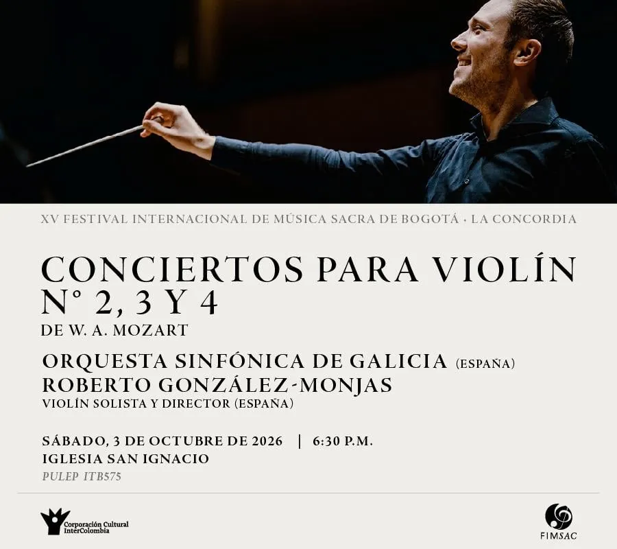 Conciertos para violín N° 2, 3 y 4 de W.A. Mozart