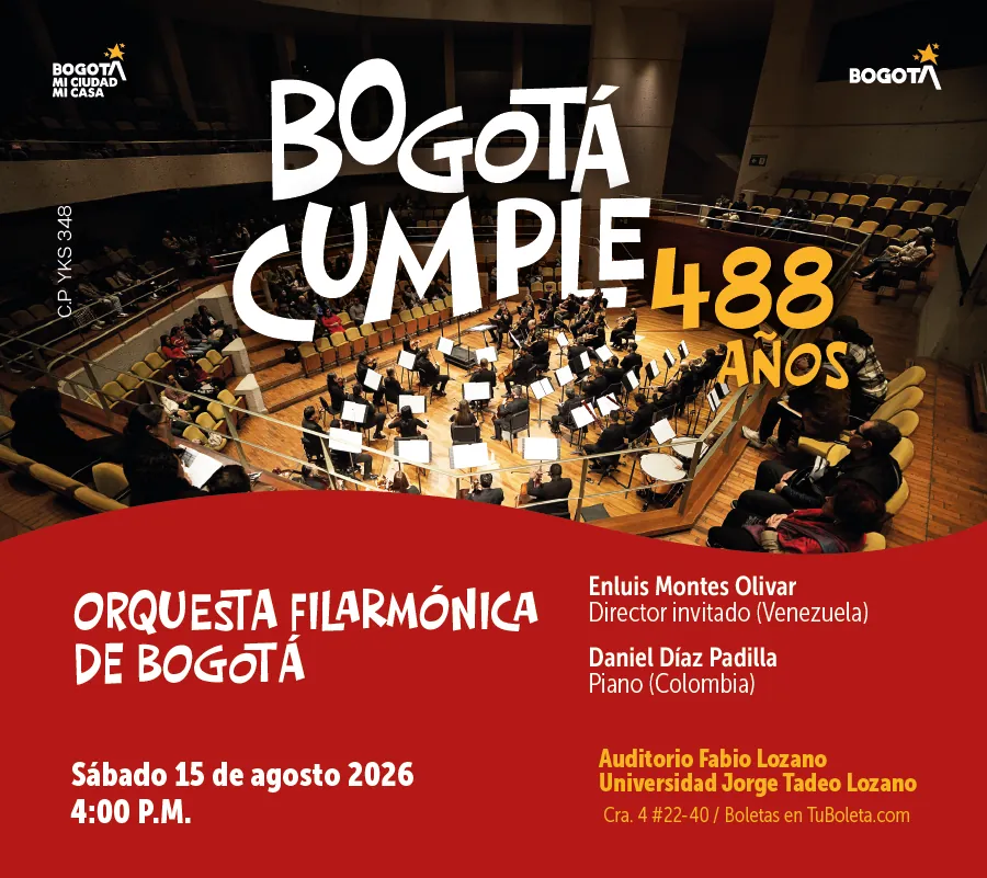 Concierto Orquesta Filarmónica de Bogotá