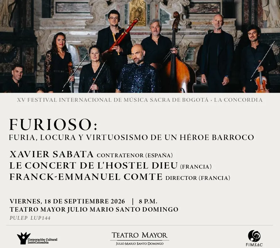 Xavier Sabata, contratenor & Le Concert de l'Hostel Dieu