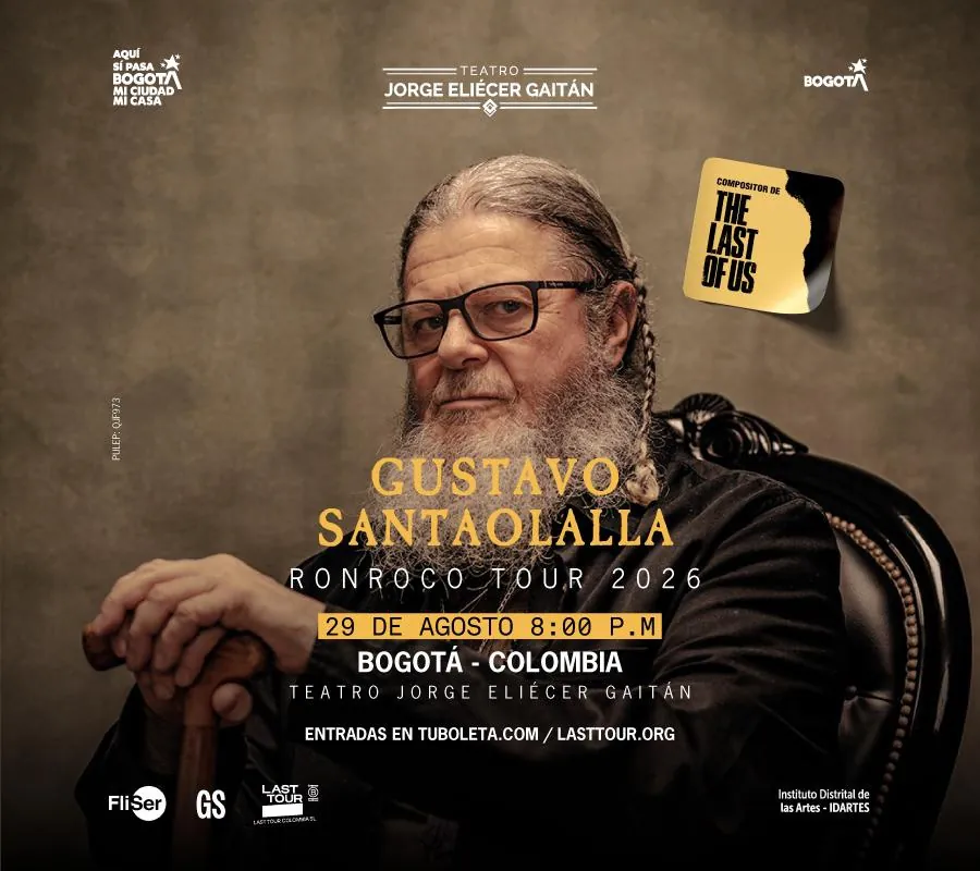 GUSTAVO SANTAOLALLA RONROCO TOUR - BOGOTÁ