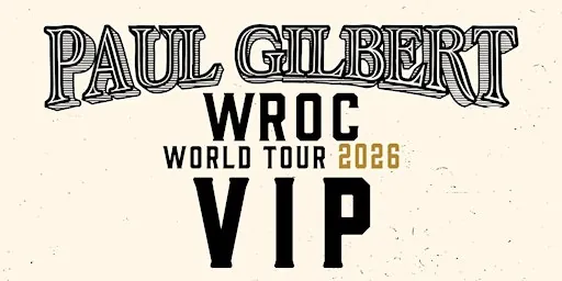 Paul Gilbert VIP Experience // Bogotá, Colombia Sept 01