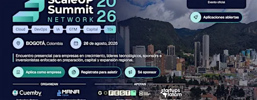 ScaleUpSummit Network Edición Bogotá | Evento Oficial Gofest 2026