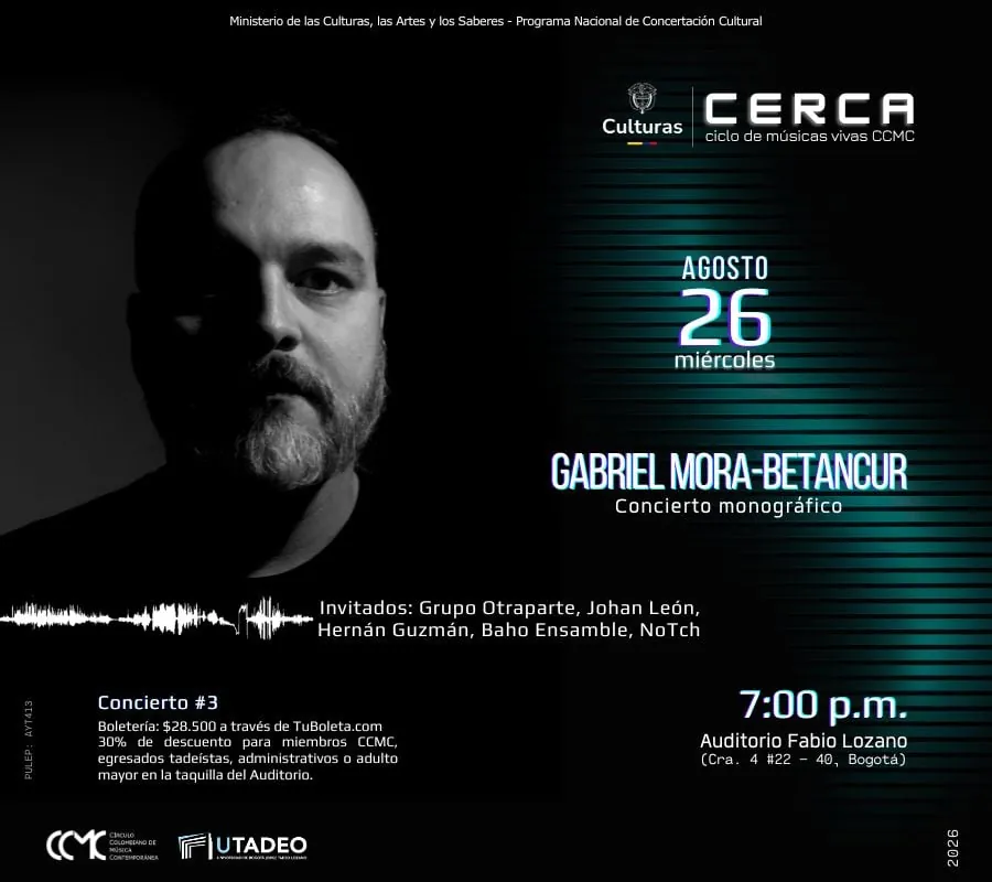 Monográfico director del Taller de Composición Maestro Gabriel Mora-Betancur