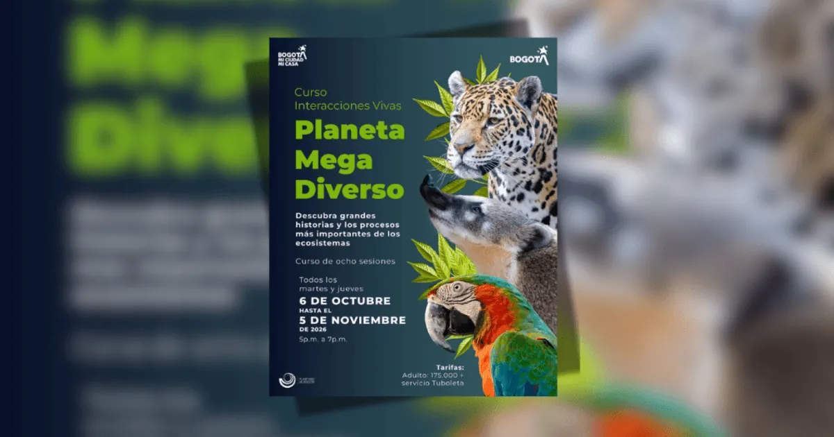 Bogotá Planetarium: Ecology and Biogeography Course in October and November 2026