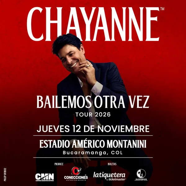 Chayanne, Bailemos otra vez tour 2026 - Bucaramanga