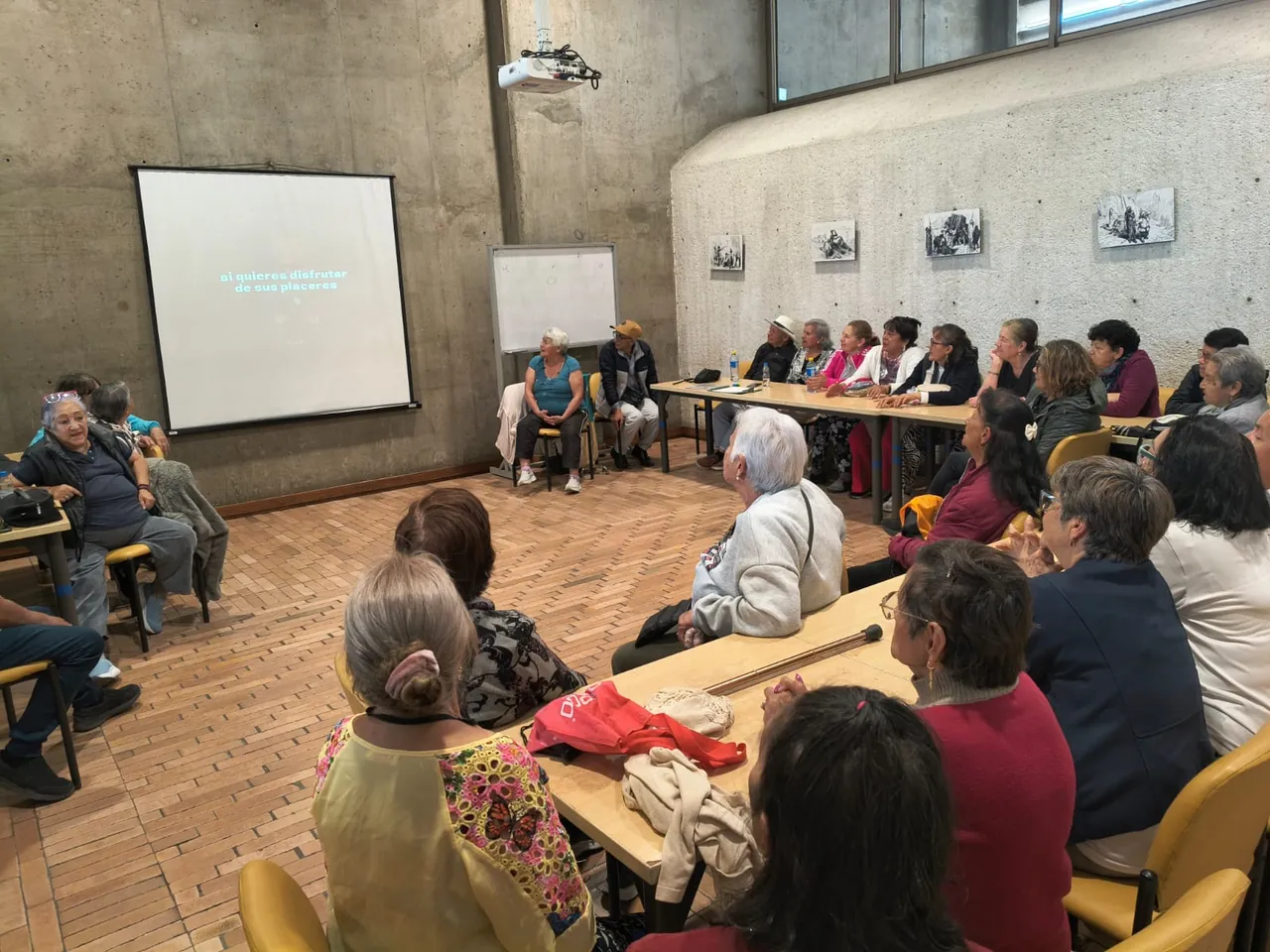 Daily poetry cycle; senior citizens' club
